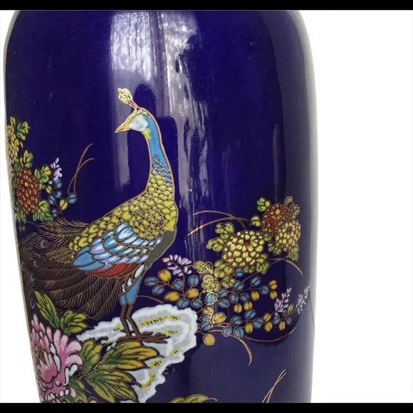 Vintage MCI Japan Peacock Vase - Picture 3 of 8